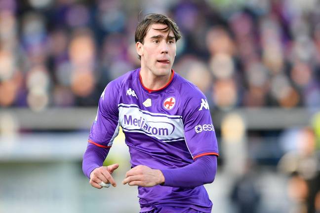 Manchester United, Tottenham and Juventus have also been linked with Vlahovic (Image: Alamy)