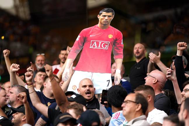 United fans in party mode ahead of Ronaldo return.