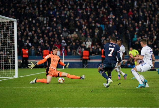 Mbappe scored against Real Madrid this season in the Champions League. Image Credit: Alamy