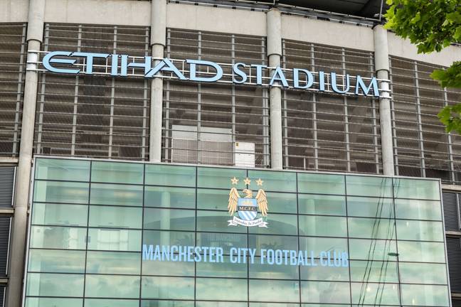 Manchester City's football stadium. Image: Alamy 