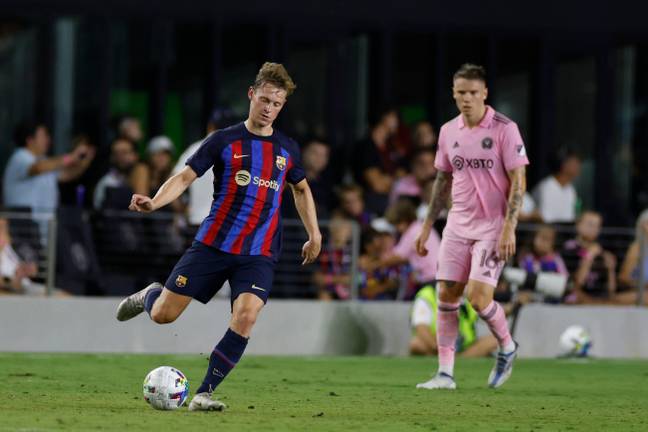 De Jong playing against Miami. Image: Alamy