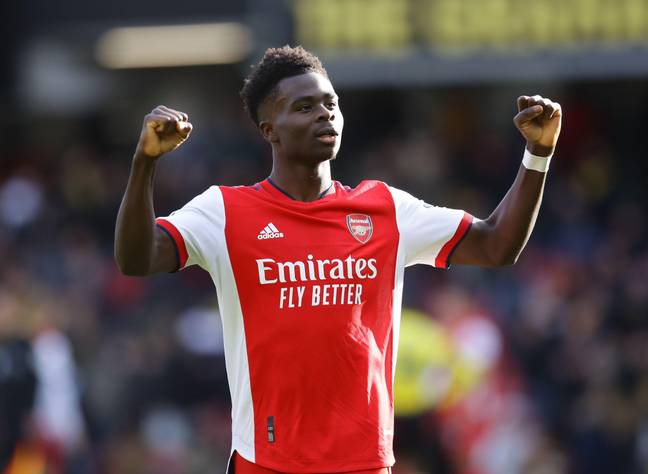 Saka has been one of Arsenal's most impressive players this season (Image: PA)