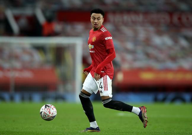 Lingard hasn't played much for United in the past 18 months. Image: PA 