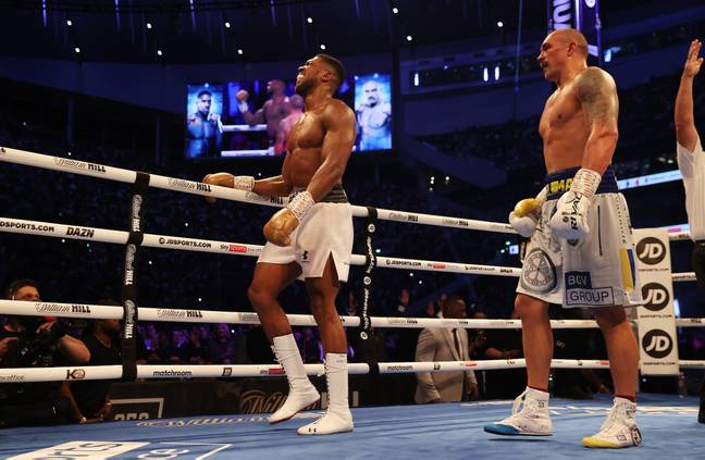 Joshua was more than aware he did not do enough in the fight (Mark Robinson/Matchroom Boxing)