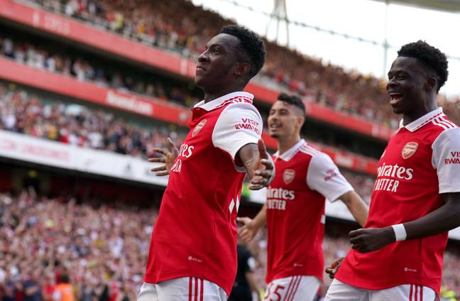 Nketiah was in good form at the end of last season. Image: Alamy