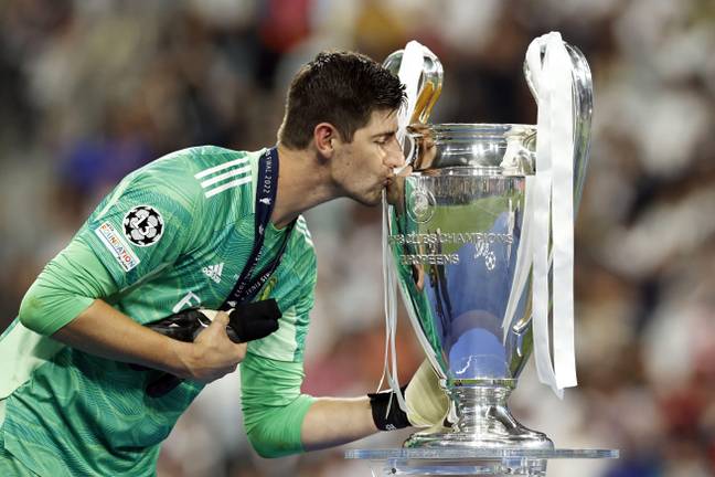 Courtois' heroic performance led Real to a 14th European title. Image: Alamy