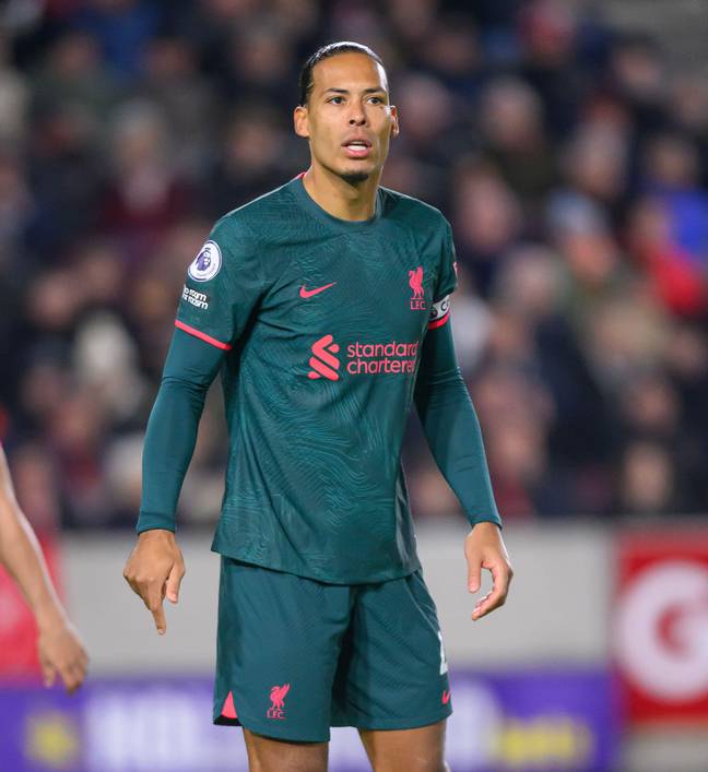 Van Dijk suffered the injury against Brentford on Monday (Image: Alamy)
