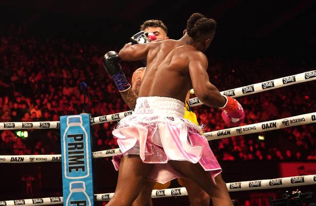 KSI called out Jake Paul after knocking out FaZe Temperrr in the Misfits Boxing event. credit: