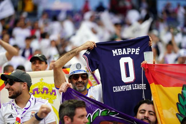 Fans were even showing their hatred at the Champions League final. Image: Alamy