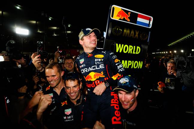 Verstappen celebrated a second world title on Sunday, after winning the Japanese Grand Prix. Image: Alamy