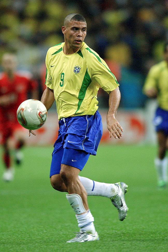 Ronaldo's iconic haircut at the 2002 World Cup in Japan and South Korea (Image: Alamy)