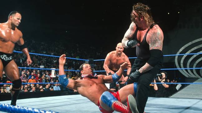 The Rock, The Undertaker and Kurt Angle were some of the other stars, along with Stone Cold, to light up the Attitude Era. Image: WWE.com