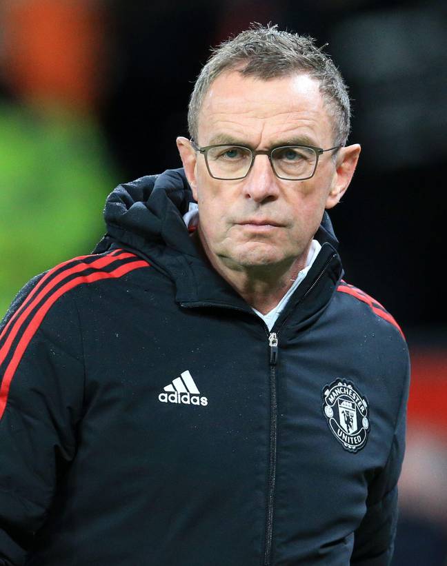 Interim manager Ralf Rangnick has failed to impress the squad, according to reports (Image: Alamy)