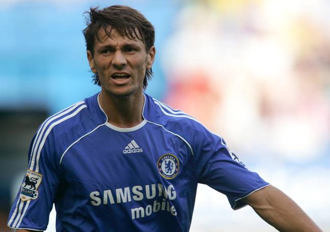 Chelsea took the unusual step of giving the number to a defender, Khalid Boulahrouz (Image: Alamy)