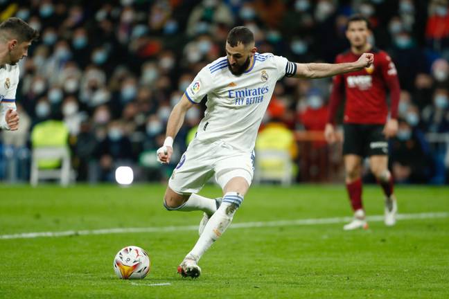 Benzema has been in impressive form for Madrid this season (Image: Alamy)