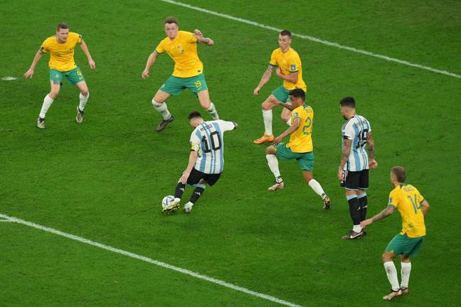 Messi's finish looked effortless. (Image Credit: Alamy)
