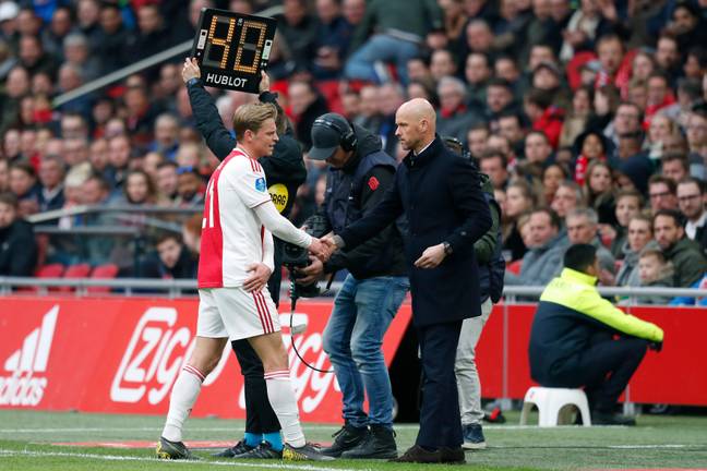 Ten Hag knows de Jong well from his time as Ajax manager. (Image Credit: Alamy)