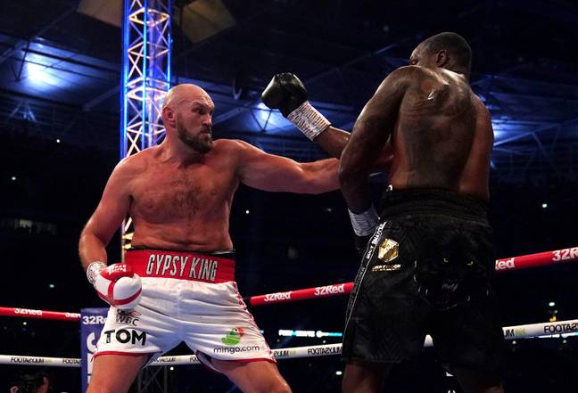 Fury was dominant throughout. Image: PA Images
