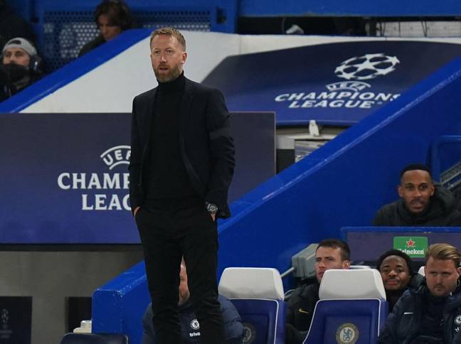 Chelsea manager Graham Potter on the touchline during the UEFA Champions League Group E match at Stamford Bridge, London (PA Images / Alamy Stock Photo)