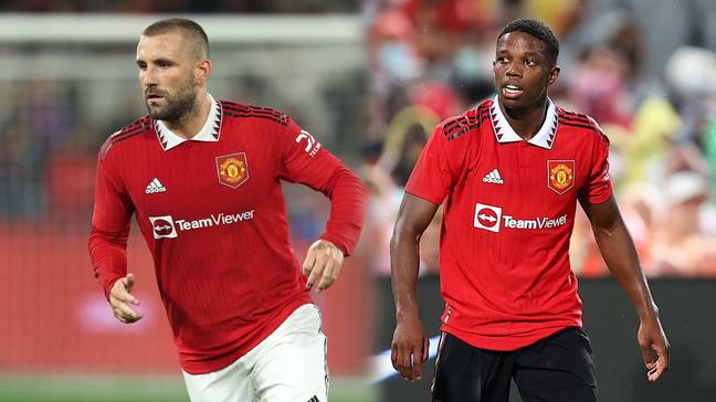 Both Luke Shaw and Tyrell Malacia have performed well in pre-season. (Alamy)