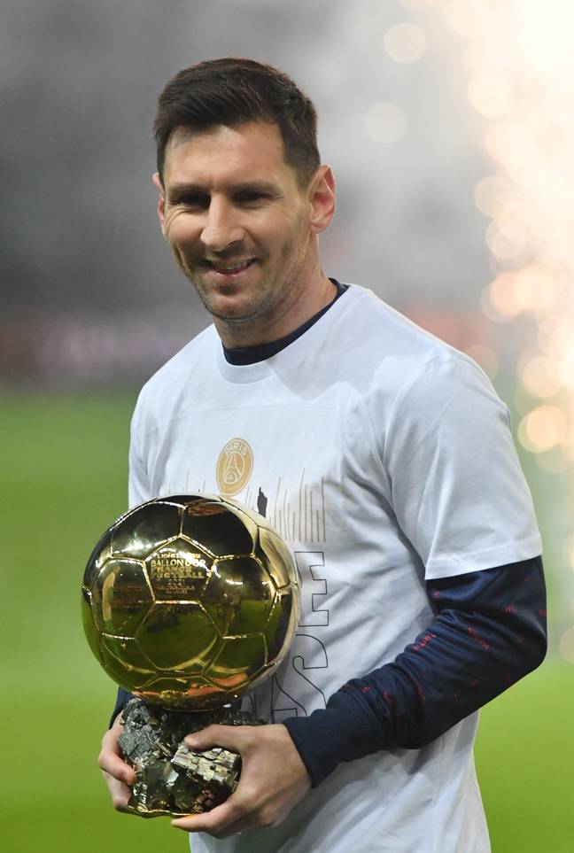 Lionel Messi won the Ballon d'Or for a record seventh time this week (Image credit: PA)