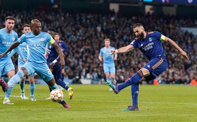 Benzema was a threat all night against City. (Image Credit: Alamy)