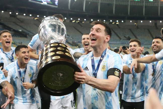 Messi finally got his hands on silverware with the national team in the summer. Image: PA Images