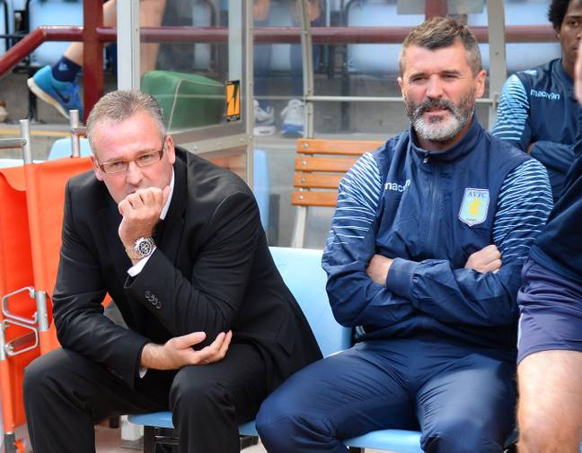 Keane was alongside Lambert at Villa. Image: PA Images