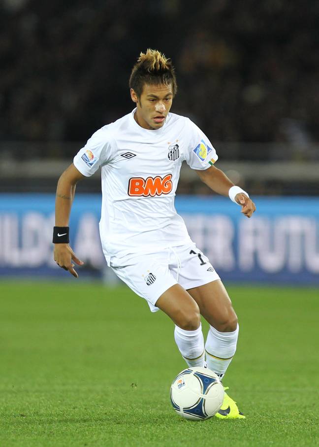 The case centres of Neymar's transfer from Santos to Barcelona in 2013 (Image: Alamy)