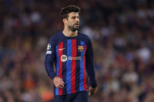 Pique will retire from professional football this weekend (Image: Alamy)