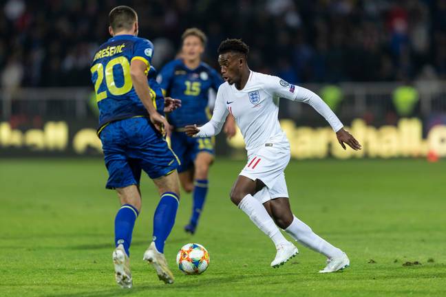 Hudson-Odoi's last England appearance came against Kosovo in 2019 (Image: PA)