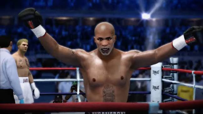 Mike Tyson emerges victorious. Credit: YouTube/BoxingFight Simulations.