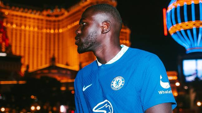 Kalidou Koulibaly taking in the sights of Las Vegas after his Chelsea arrival. (Chelsea FC)