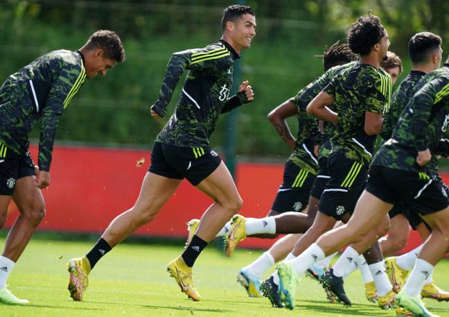 United players in training. (Image Credit: Alamy)