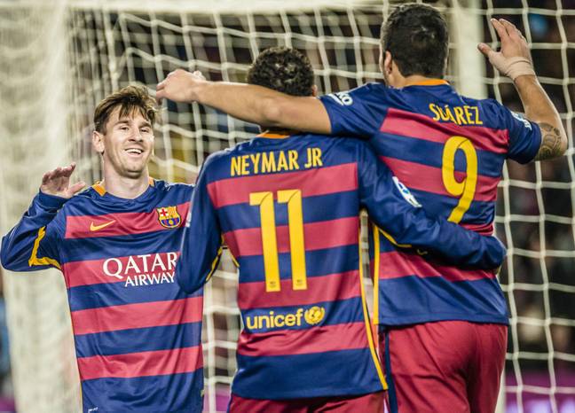 Barcelona are worried their famous ex trio could be recreated with different players in Madrid. Image: PA Images