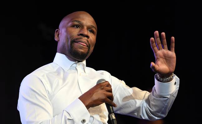 Floyd Mayweather (pictured) and Mike Tyson shared the story of Deakin's second win (Image: Alamy)
