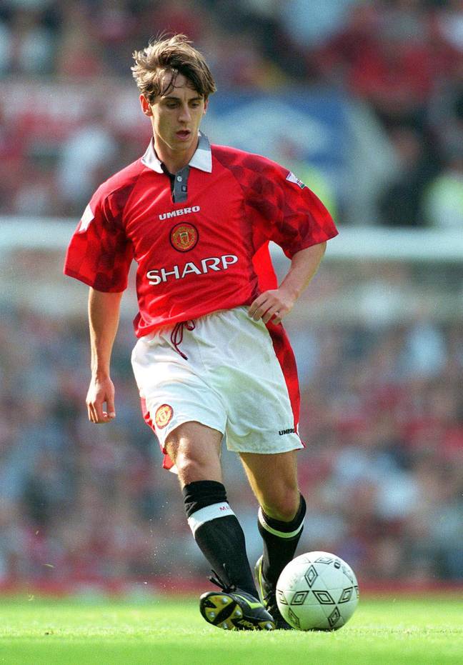 Neville spent his entire professional career at Manchester United (Image: PA)