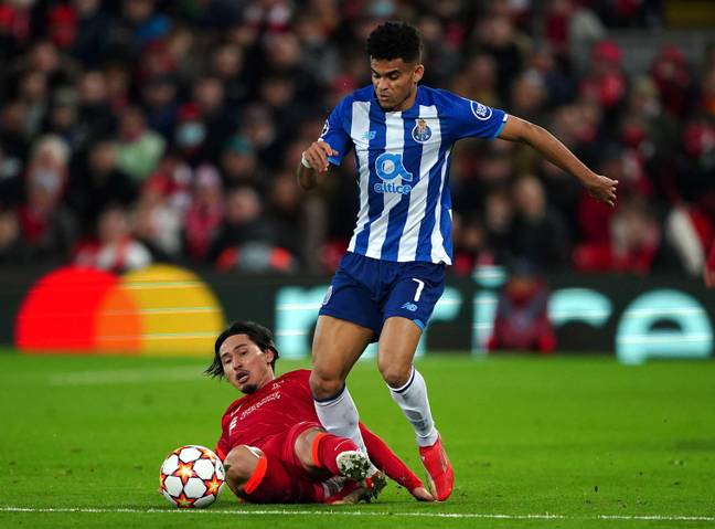 Diaz came up against Liverpool in the Champions League earlier this season (Image: Alamy)