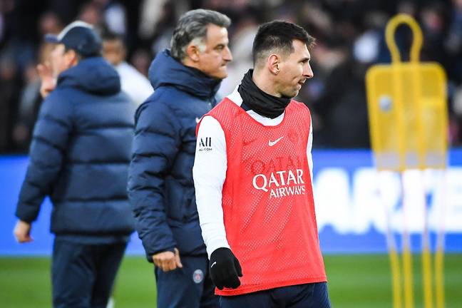 Messi and Galtier have reportedly fallen out. Image: Alamy