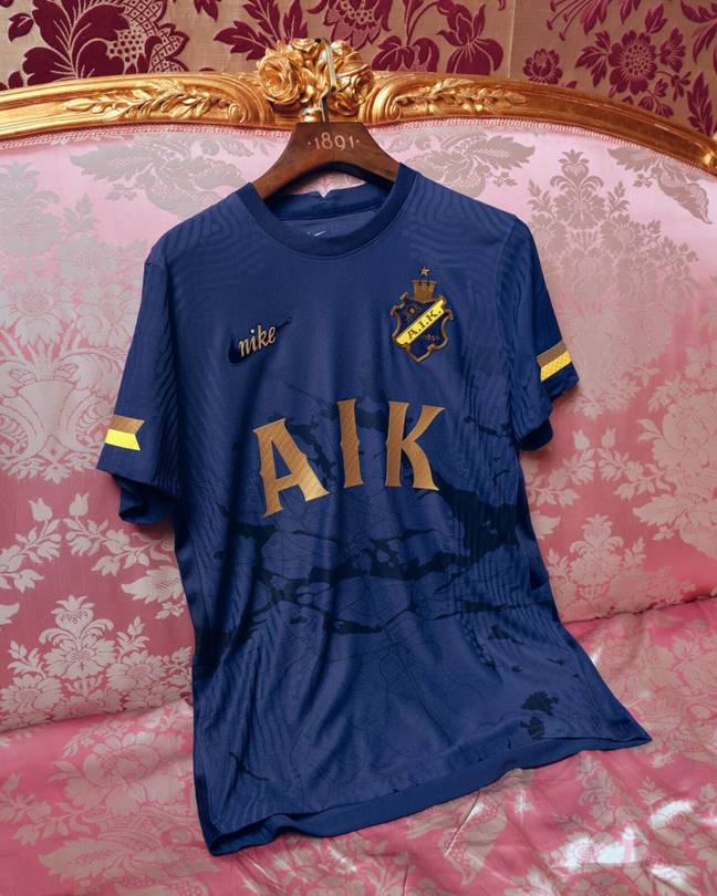 AIK's latest shirt will no doubt sell out quickly. Image: AIK