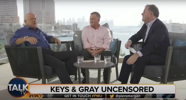 Gray and Keys on Talk TV. (Image Credit: TalkTV)