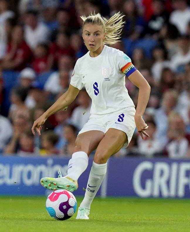 Leah led the Lionesses to victory at the Women's Euro.  Credit: PA Images/ Alamy Stock Photo