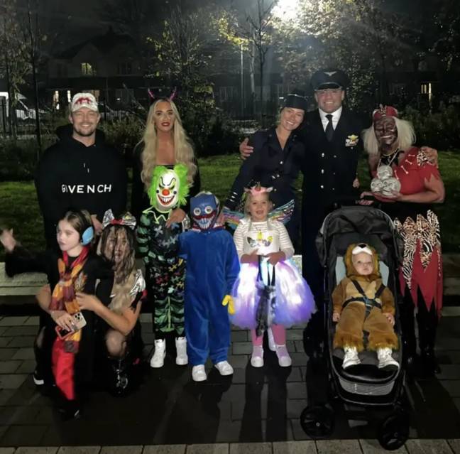 McGregor and family in costume. (Image Credit: Conor McGregor/Instagram)