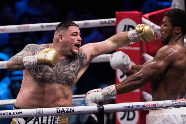 Fury could instead face Andy Ruiz Jr (pictured left) or Robert Helenius, according to Arum (Image: Alamy)