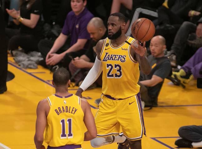 Lakers star LeBron James. (Image Credit: Alamy)