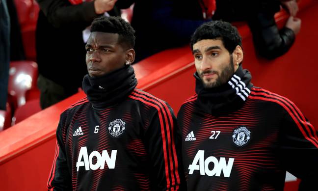 Pogba stayed on the bench in December 2018. Image: Alamy