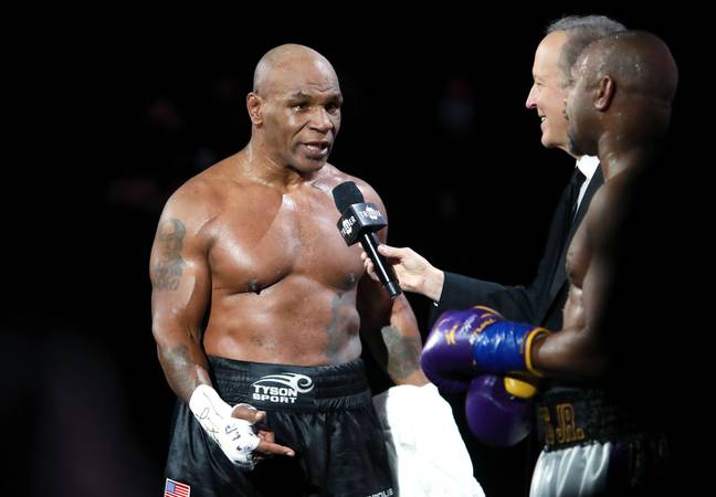 Tyson was back in the ring in 2020, in an exhibition fight against Roy Jones Jr. Image: PA Images