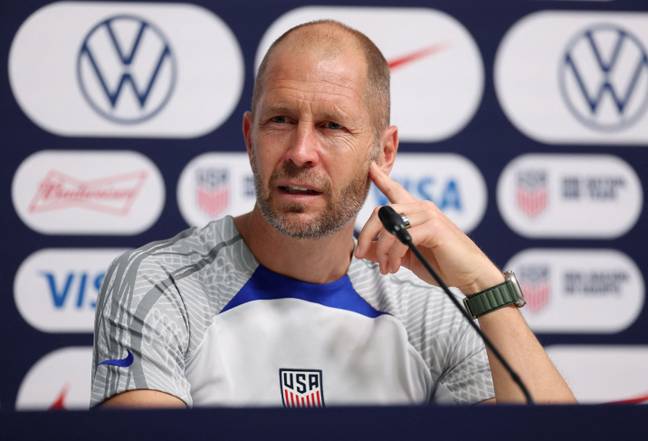 USA manager Gregg Berhalter accidentally alluded to Gio Reyna during his speech at the HOW Institute for Society Summit. Credit: Alamy