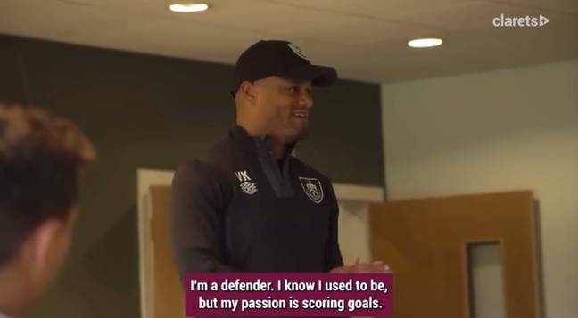 Manchester City legend Vincent Kompany has blown fans away with his incredible speech to Burnley players. Credit: Burnley/Twitter