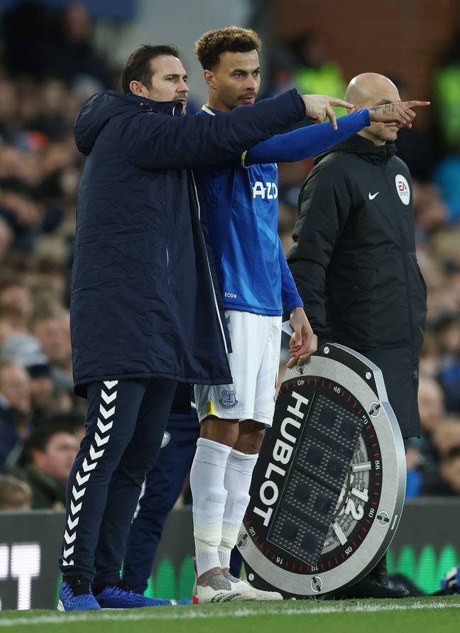 Alli is yet to start a match under new Everton boss Frank Lampard (Image: PA)